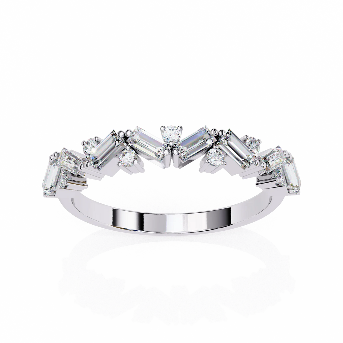 Cascade Cluster Lab Grown Diamond Ring - Ophiratbf