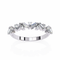 Cascade Cluster Lab Grown Diamond Ring - Ophiratbf