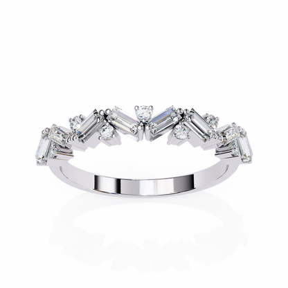Cascade Cluster Lab Grown Diamond Ring