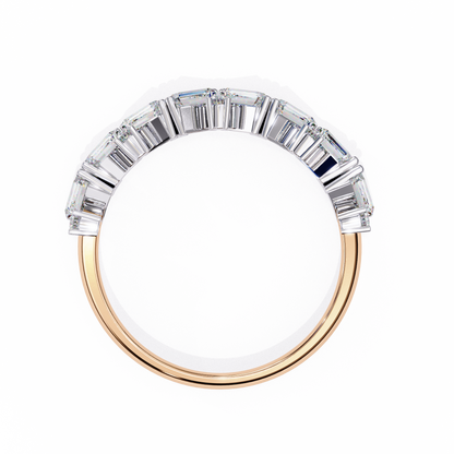 Cascade Cluster Lab Grown Diamond Ring
