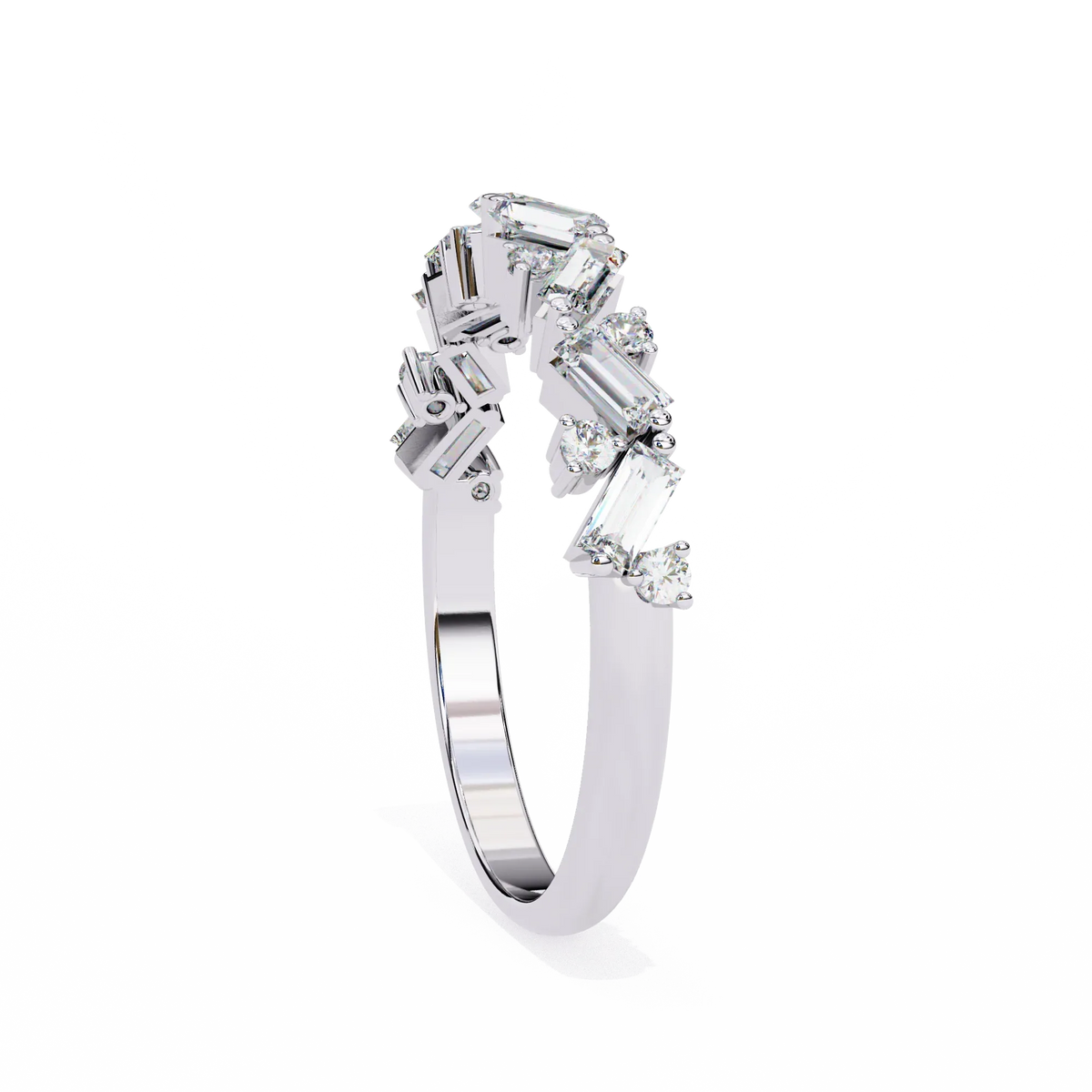Cascade Cluster Lab Grown Diamond Ring - Ophiratbf