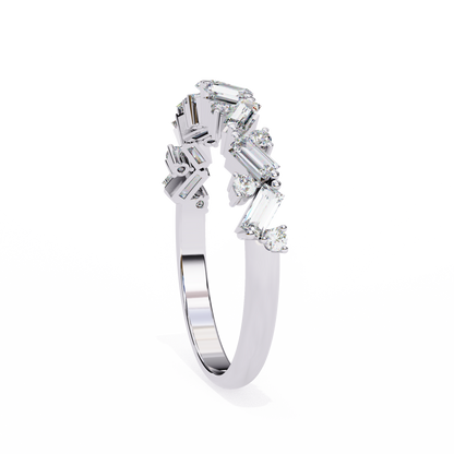 Cascade Cluster Lab Grown Diamond Ring