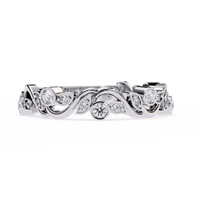 Rosy Vine Lab Grown Diamond Ring - Ophiratbf