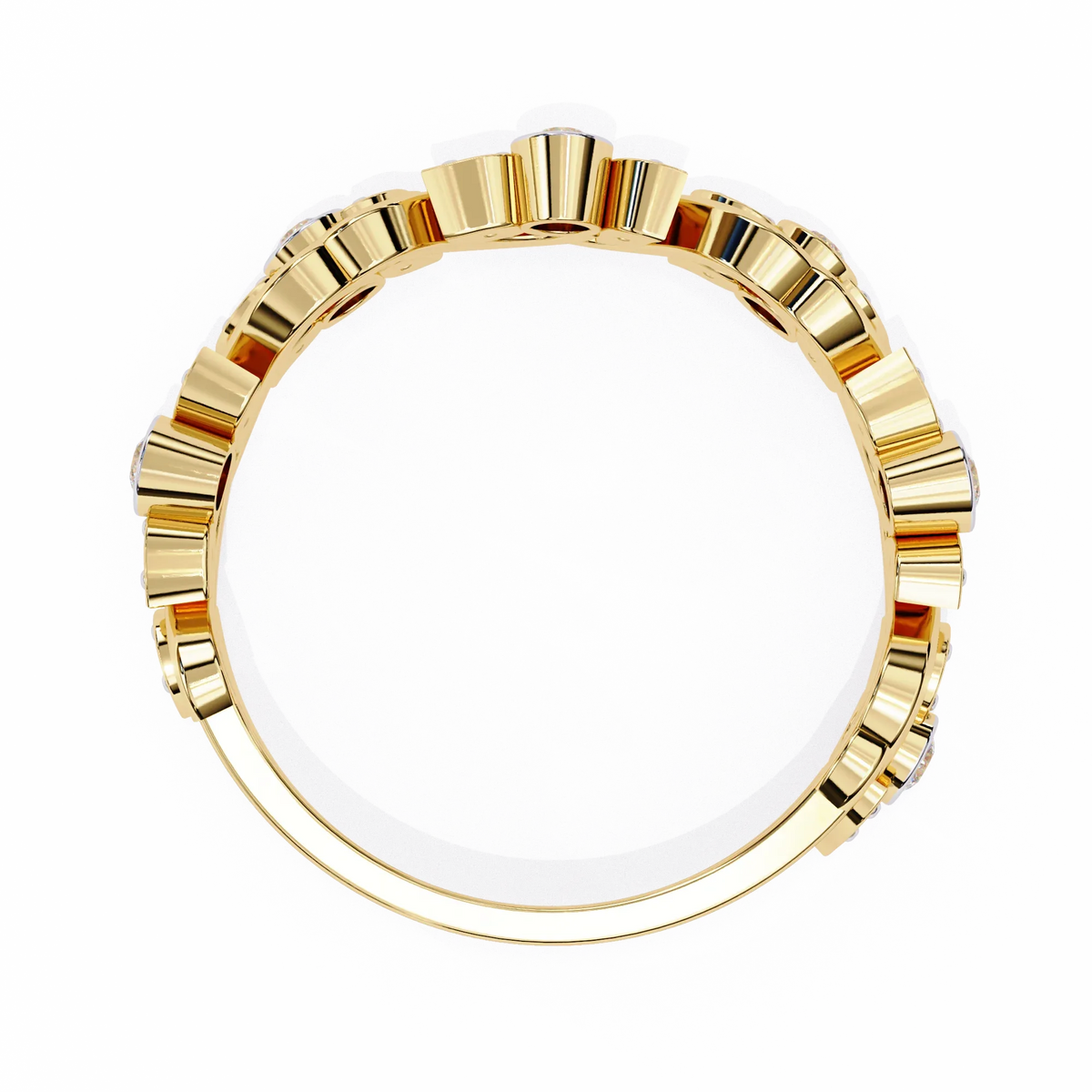 Rosy Vine Lab Grown Diamond Ring - Ophiratbf