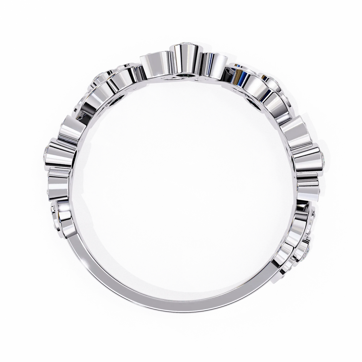 Rosy Vine Lab Grown Diamond Ring - Ophiratbf
