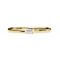 Sleek Baguette Lab Grown Diamond Ring - Ophiratbf