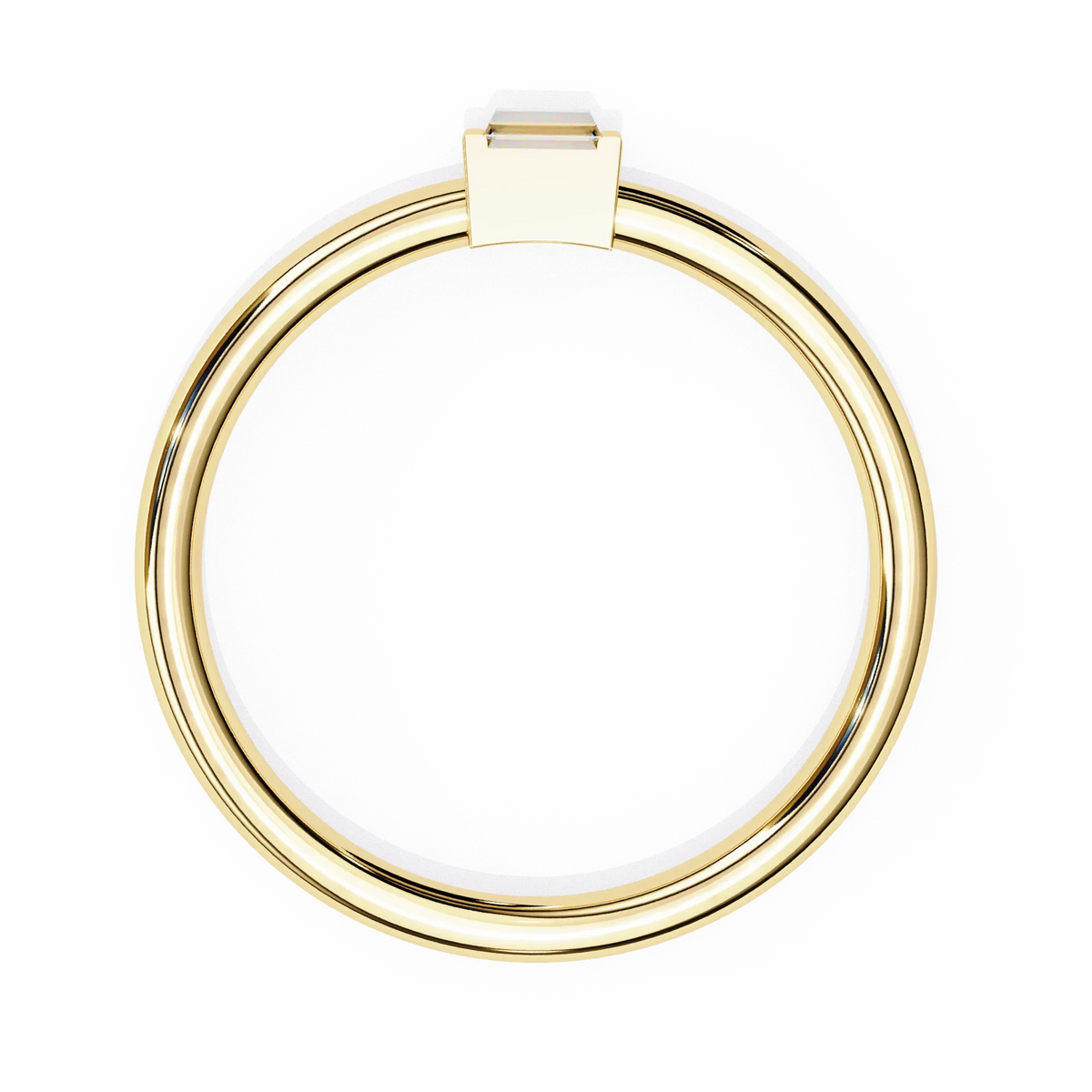 Sleek Baguette Lab Grown Diamond Ring - Ophiratbf