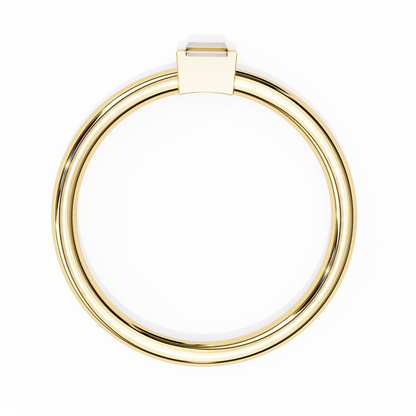 Sleek Baguette Lab Grown Diamond Ring