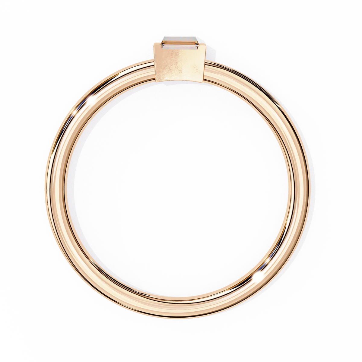 Sleek Baguette Lab Grown Diamond Ring - Ophiratbf