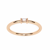Sleek Baguette Lab Grown Diamond Ring - Ophiratbf