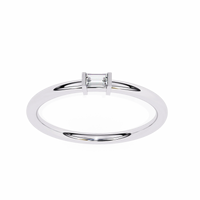Sleek Baguette Lab Grown Diamond Ring - Ophiratbf