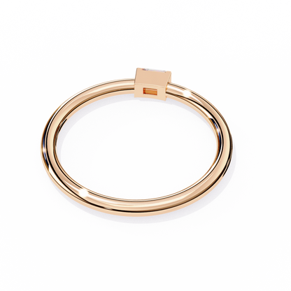Sleek Baguette Lab Grown Diamond Ring