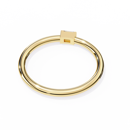 Sleek Baguette Lab Grown Diamond Ring
