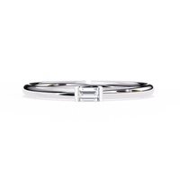 Sleek Baguette Lab Grown Diamond Ring - Ophiratbf