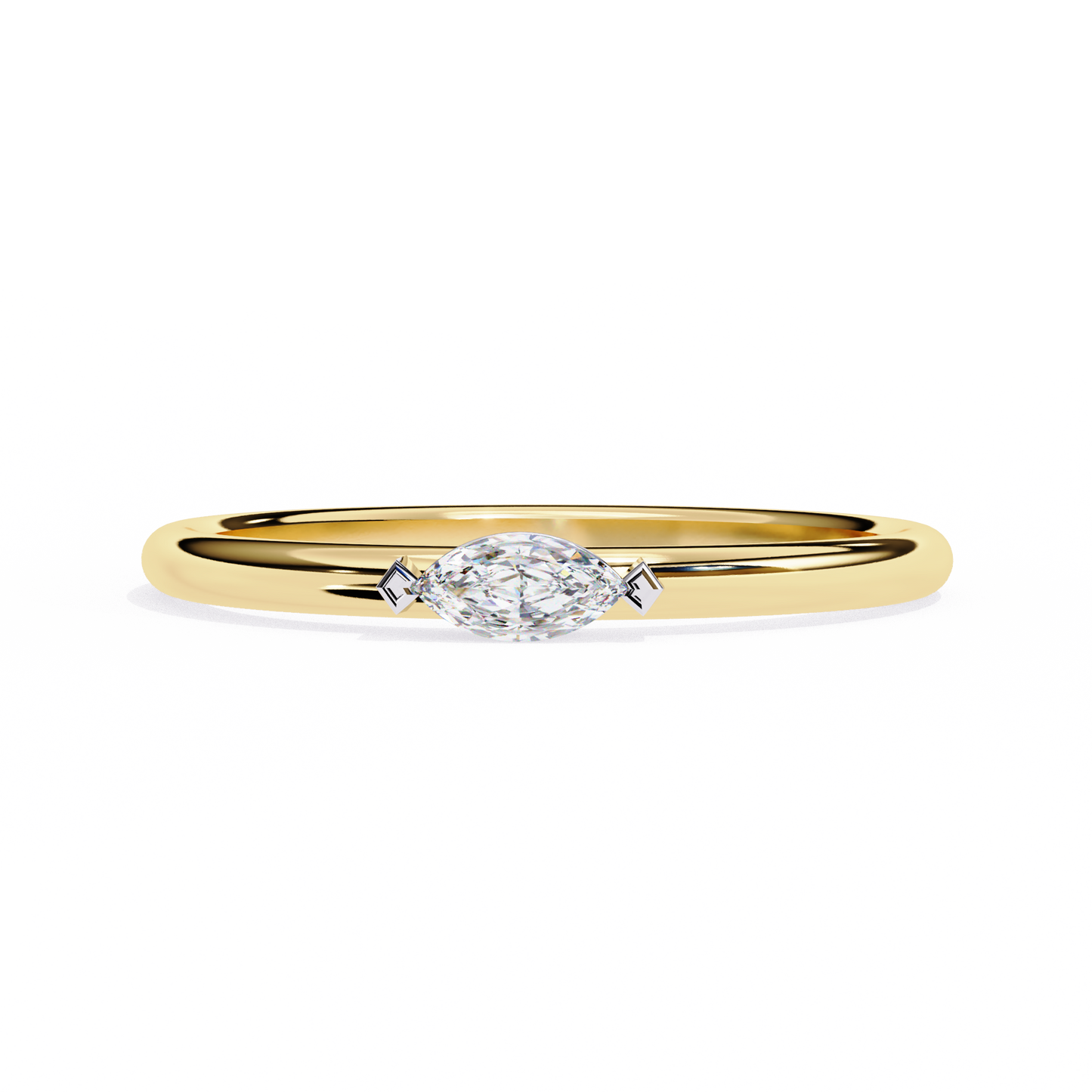 pure marquise lab grown diamond ring