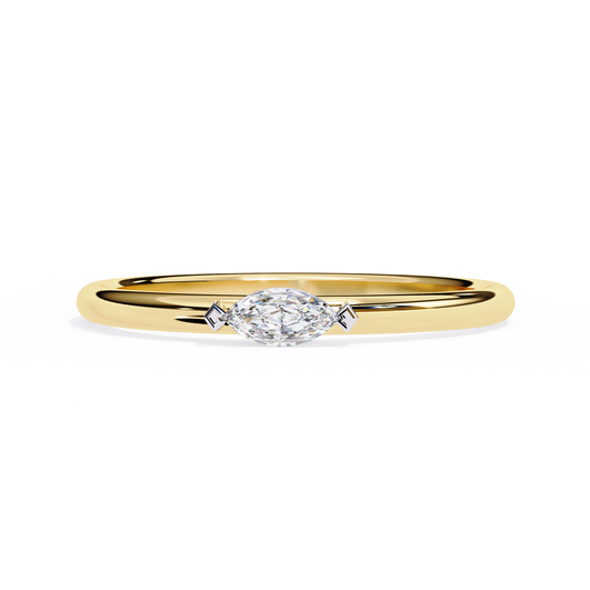 Pure Marquise Lab Grown Diamond Ring