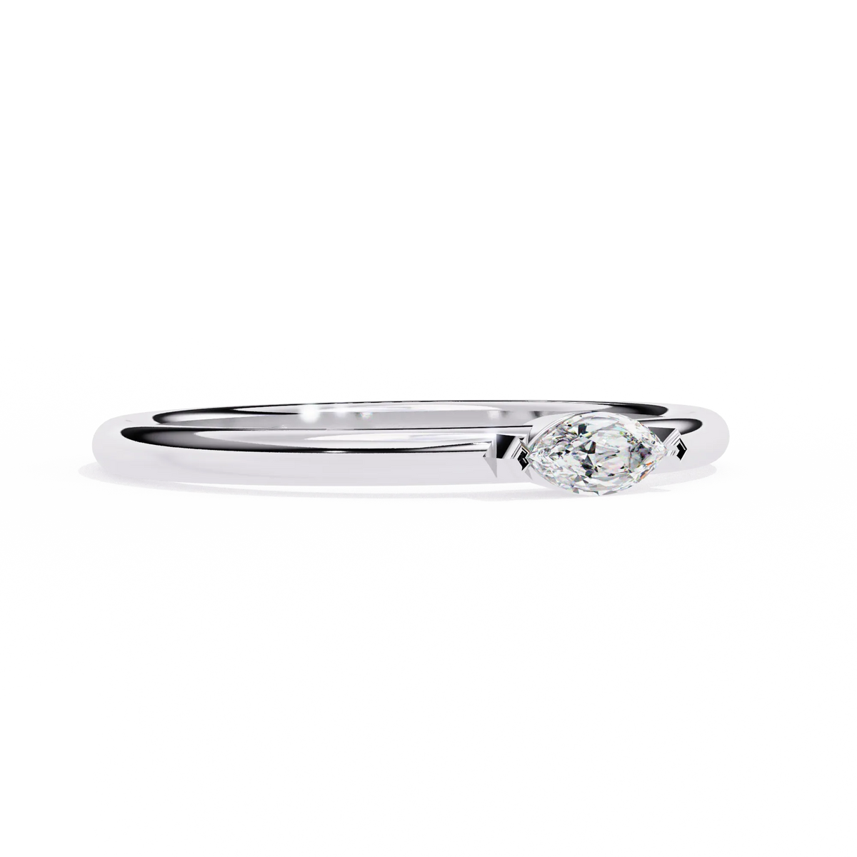 Pure Marquise Lab Grown Diamond Ring - Ophiratbf