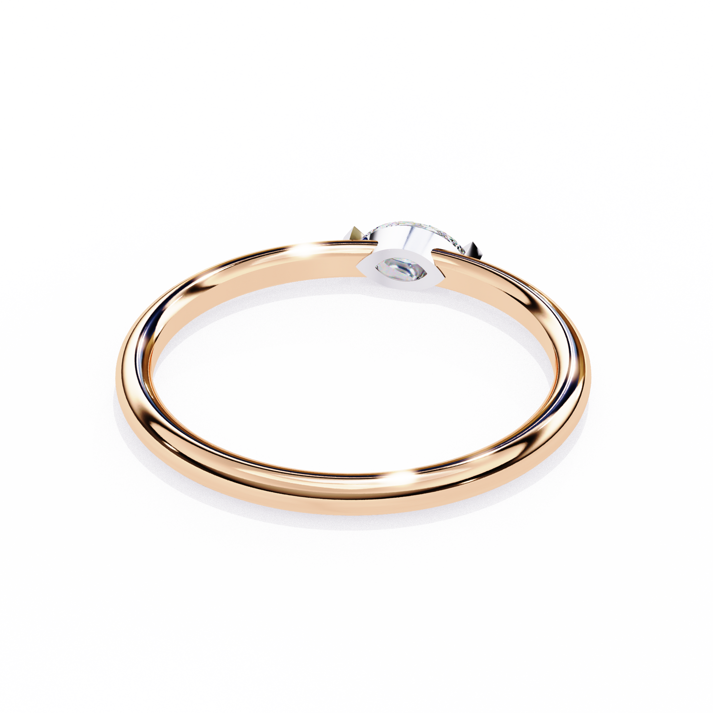 pure marquise lab grown diamond ring