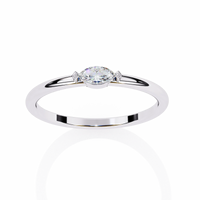 Pure Marquise Lab Grown Diamond Ring - Ophiratbf