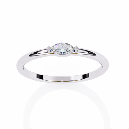 Pure Marquise Lab Grown Diamond Ring