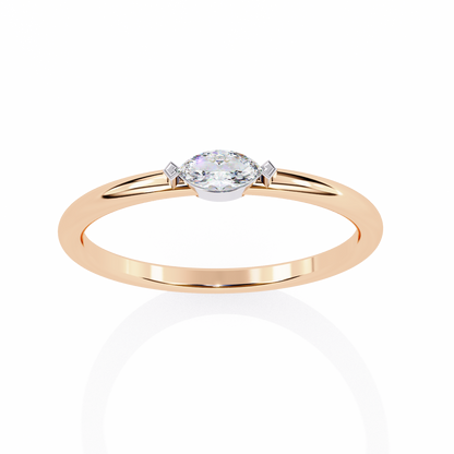 Pure Marquise Lab Grown Diamond Ring