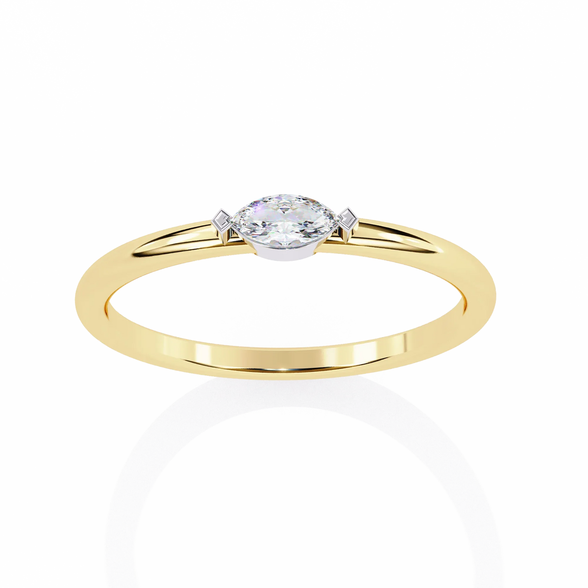 Pure Marquise Lab Grown Diamond Ring - Ophiratbf