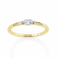 Pure Marquise Lab Grown Diamond Ring - Ophiratbf