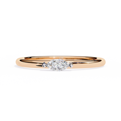 Pure Marquise Lab Grown Diamond Ring