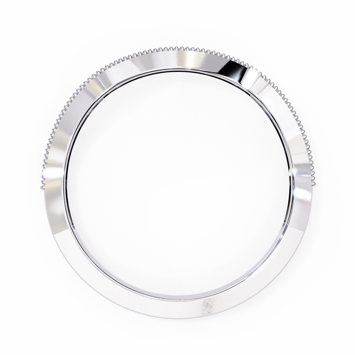 Contour Milgrain Lab Grown Diamond Ring - Ophiratbf