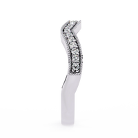 Contour Milgrain Lab Grown Diamond Ring - Ophiratbf