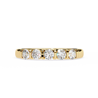 Radiant Five Lab Grown Diamond Band - Ophiratbf