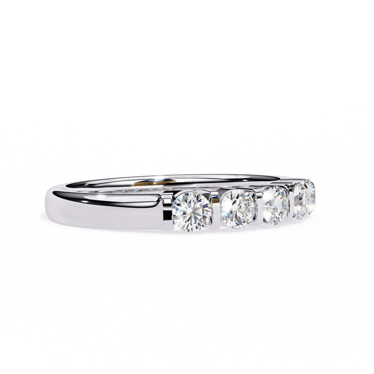 Radiant Five Lab Grown Diamond Band - Ophiratbf