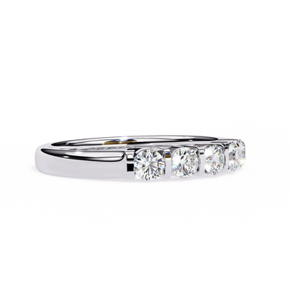 Radiant Five Lab Grown Diamond Band