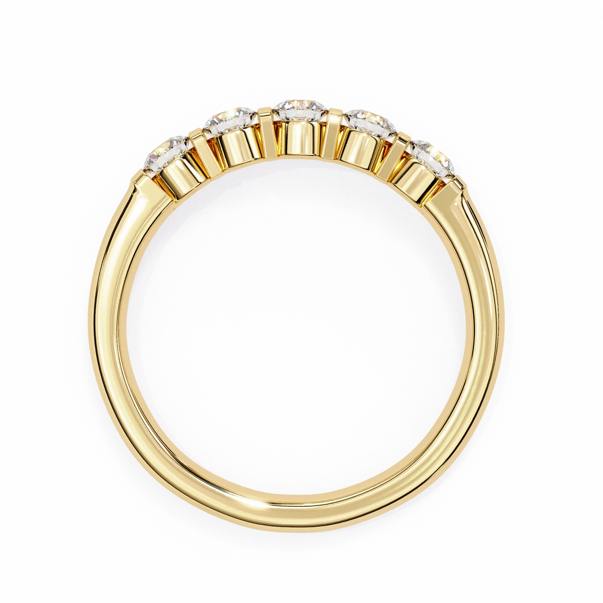 Radiant Five Lab Grown Diamond Band - Ophiratbf