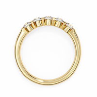 Radiant Five Lab Grown Diamond Band - Ophiratbf