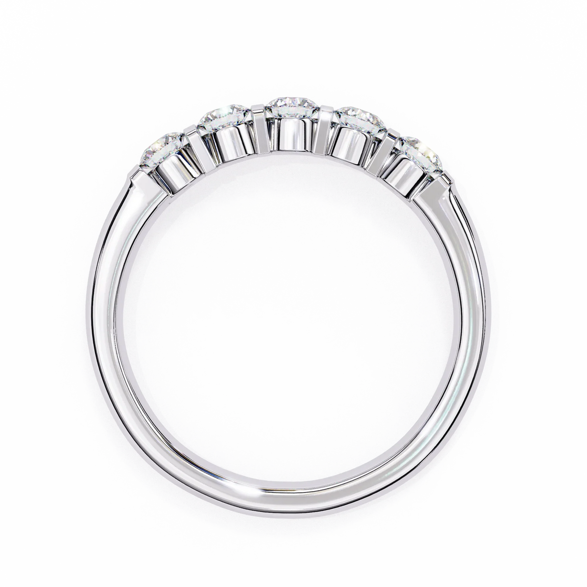 Radiant Five Lab Grown Diamond Band - Ophiratbf