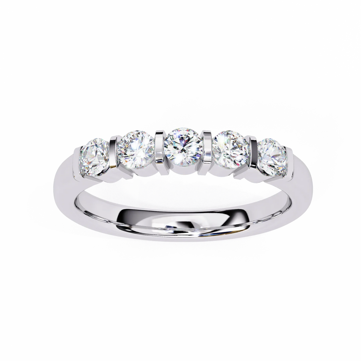 Radiant Five Lab Grown Diamond Band - Ophiratbf