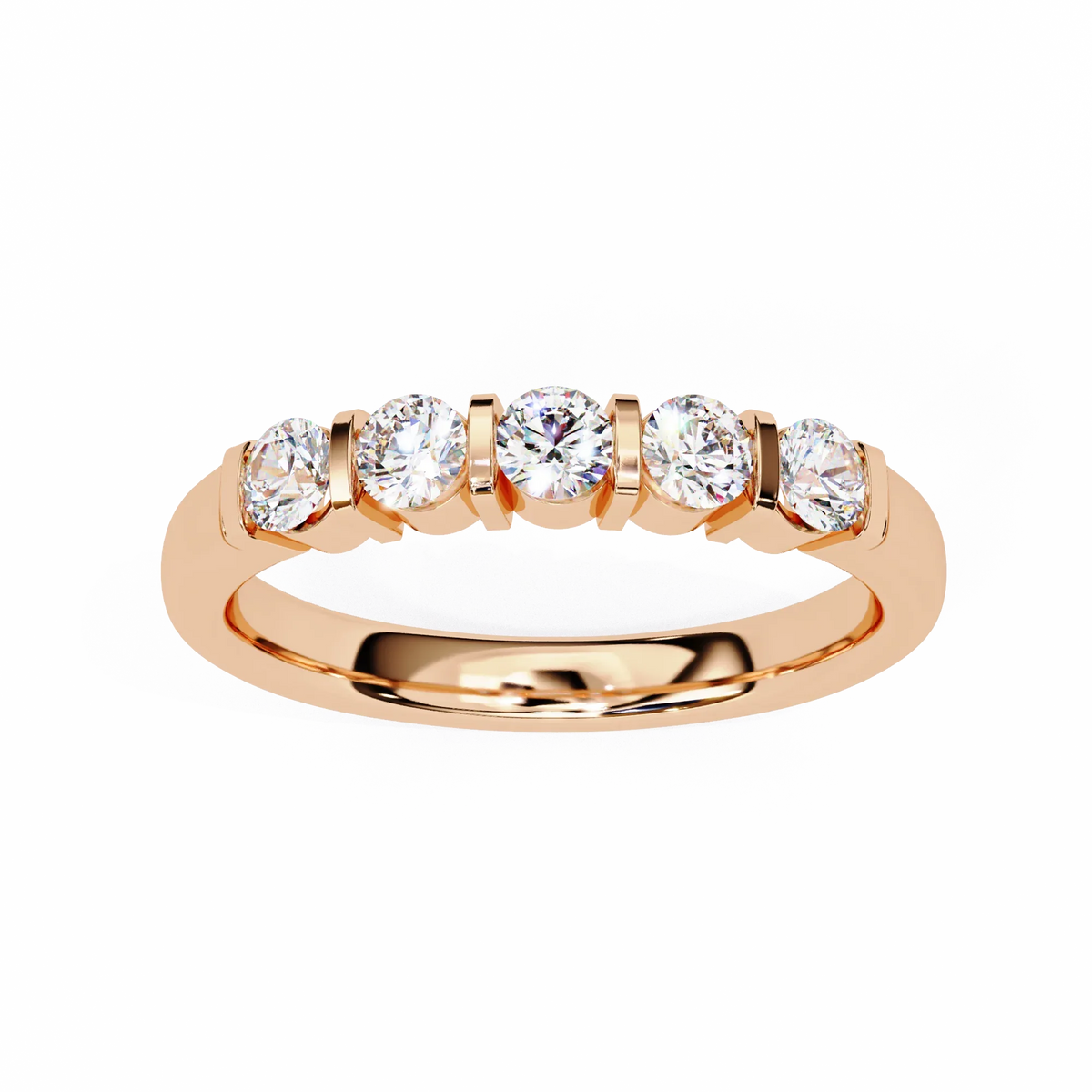 Radiant Five Lab Grown Diamond Band - Ophiratbf