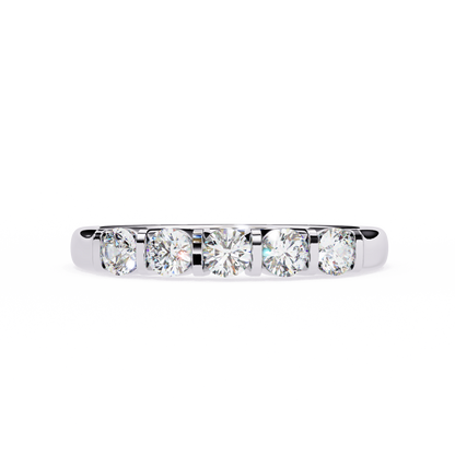 Radiant Five Lab Grown Diamond Band