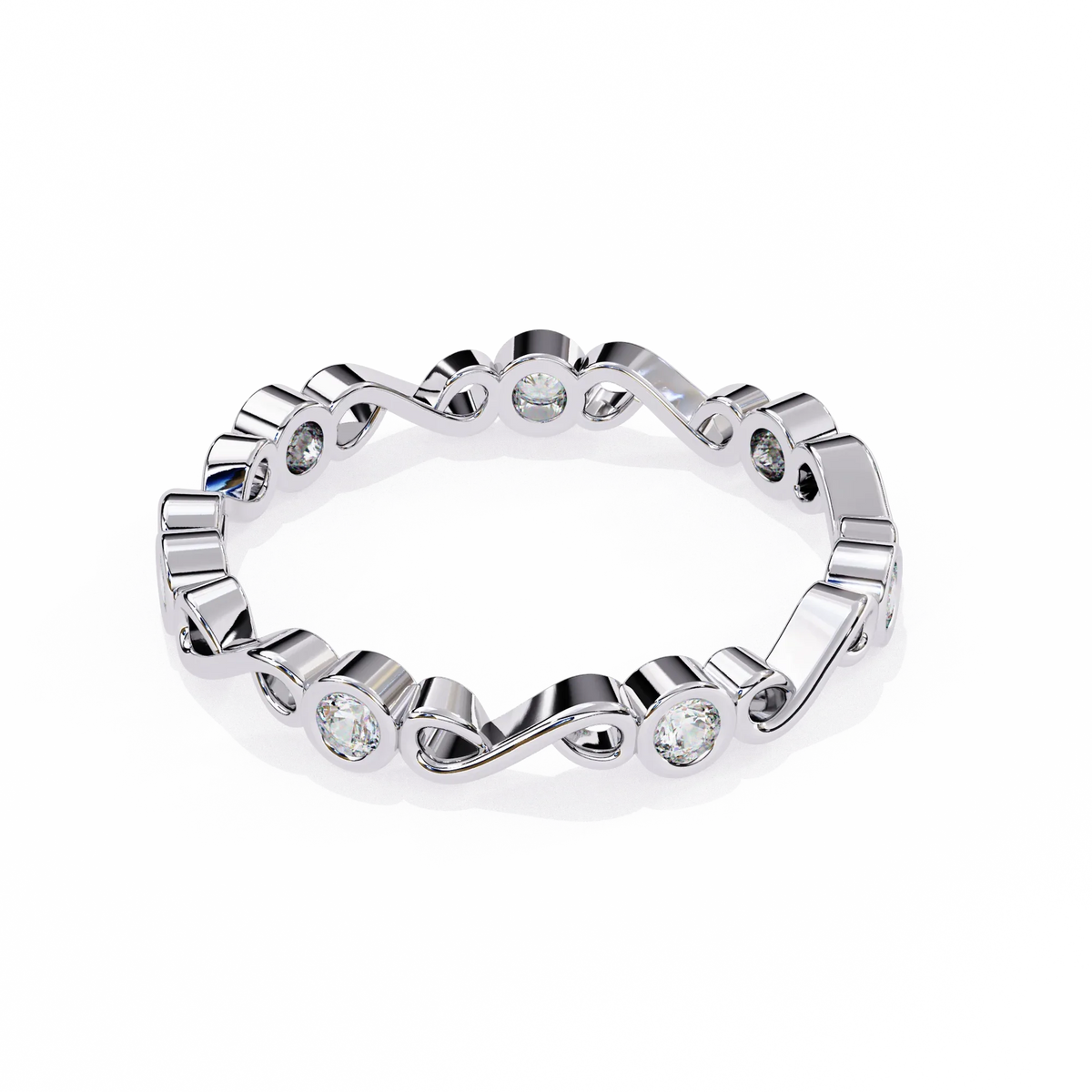 Infinity Loop Lab Grown Diamond Ring - Ophiratbf