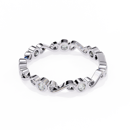 Infinity Loop Lab Grown Diamond Ring