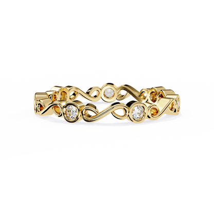 Infinity Loop Lab Grown Diamond Ring
