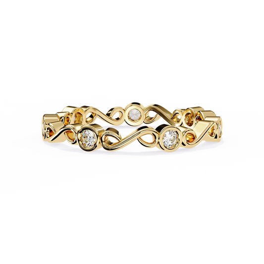 Infinity Loop Lab Grown Diamond Ring
