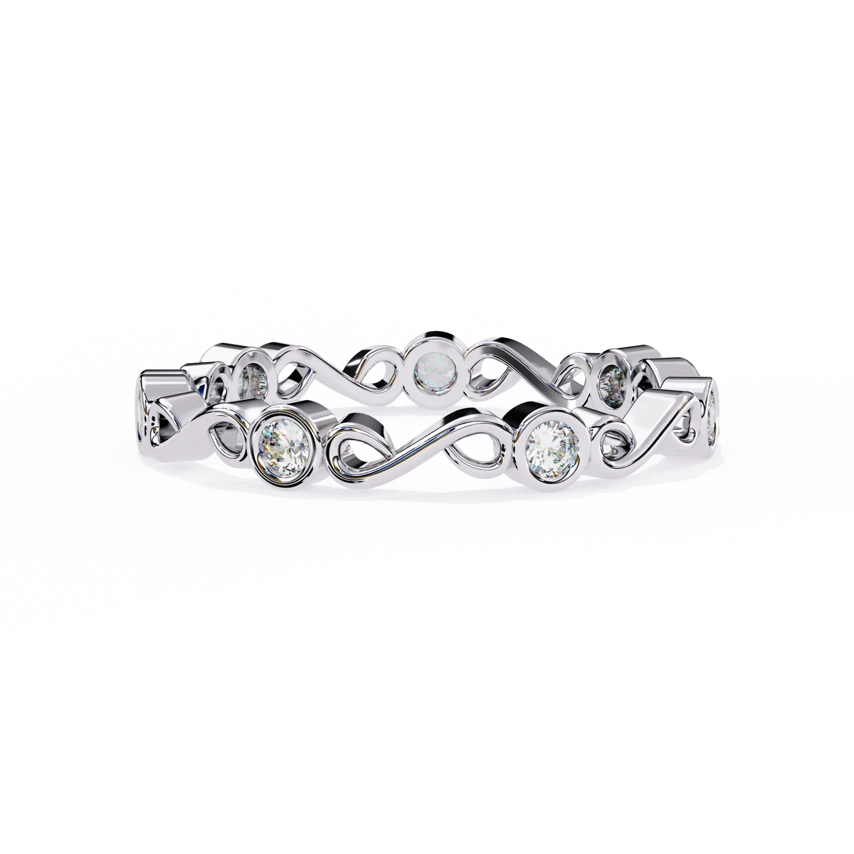 Infinity Loop Lab Grown Diamond Ring - Ophiratbf