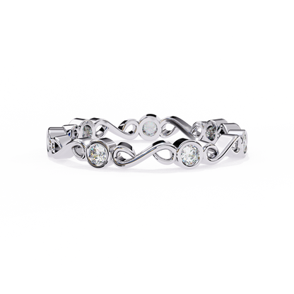 Infinity Loop Lab Grown Diamond Ring