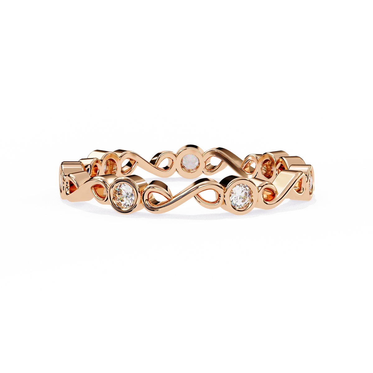 Infinity Loop Lab Grown Diamond Ring - Ophiratbf