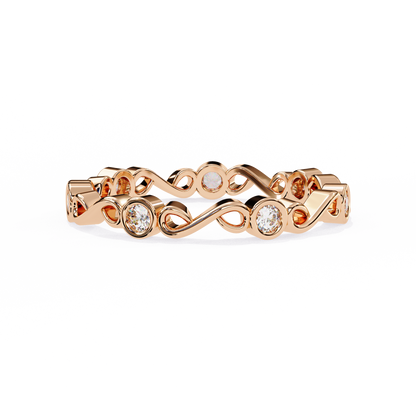 Infinity Loop Lab Grown Diamond Ring