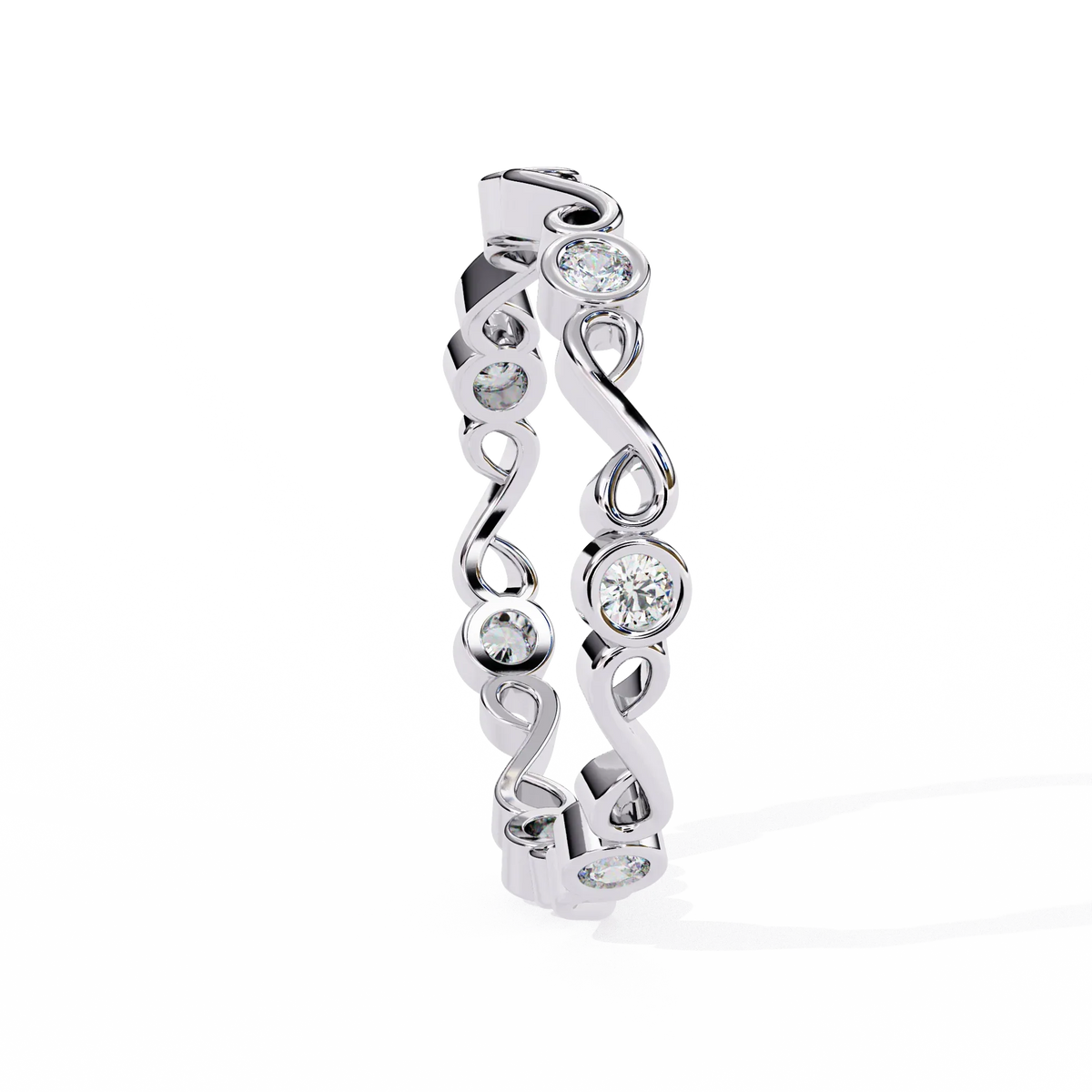 Infinity Loop Lab Grown Diamond Ring - Ophiratbf