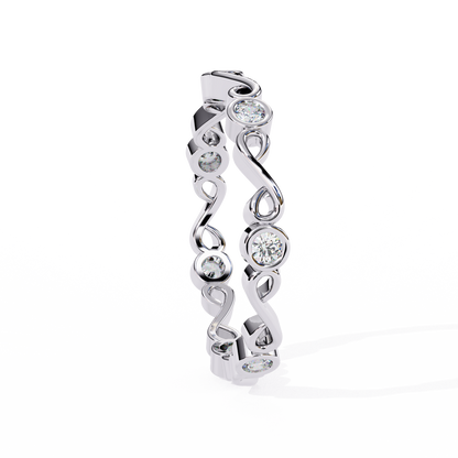 Infinity Loop Lab Grown Diamond Ring