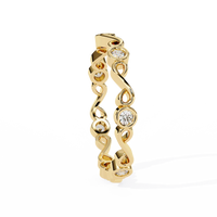 Infinity Loop Lab Grown Diamond Ring - Ophiratbf